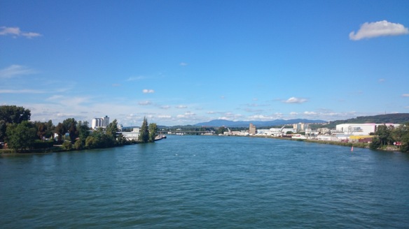 Crossing the Rhine at Basel